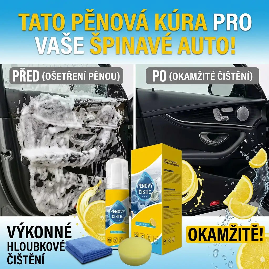 🔥 Poslední den 80% SLEVA💦Pěnový čistič s více enzymy 4 v 1