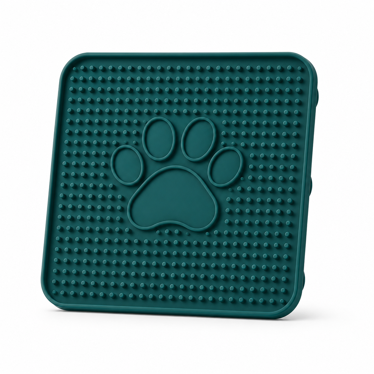 Soviqel textured pet lick mat on white background
