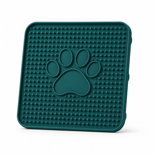 Soviqel textured pet lick mat on white background