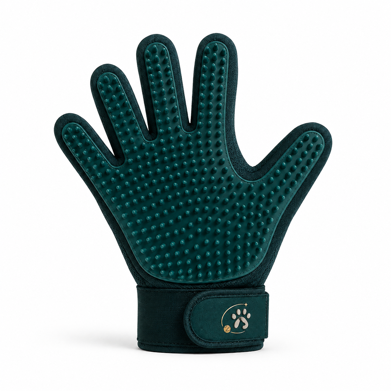 Soviqel pet grooming glove on white background