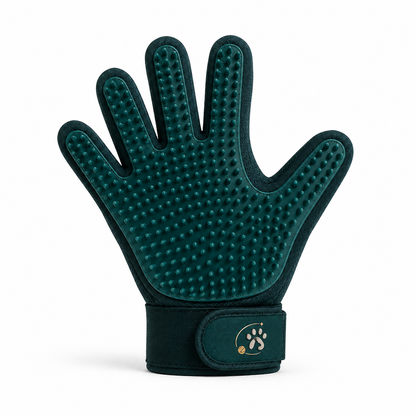 Soviqel pet grooming glove on white background