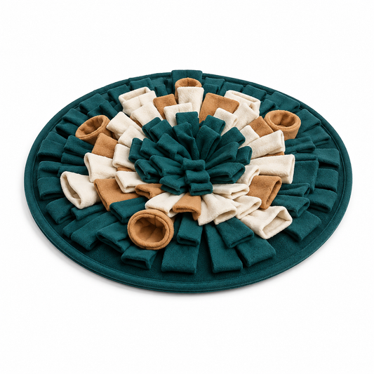 Soviqel pet snuffle mat on white background