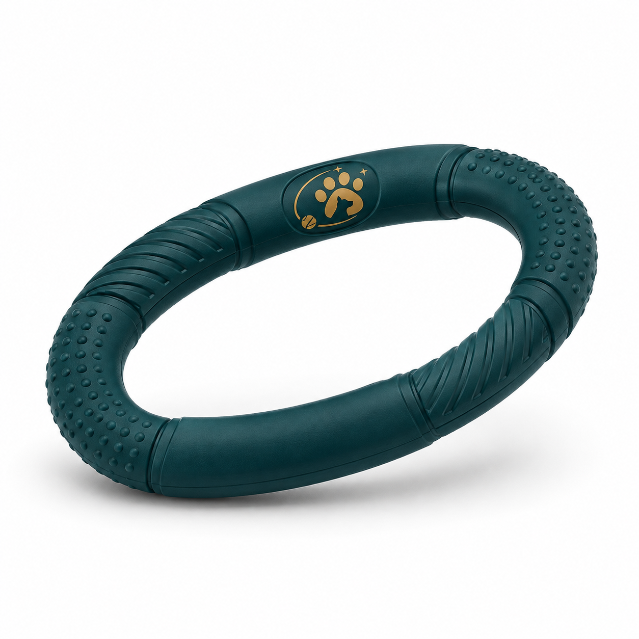 Soviqel interactive dog tug ring on white background